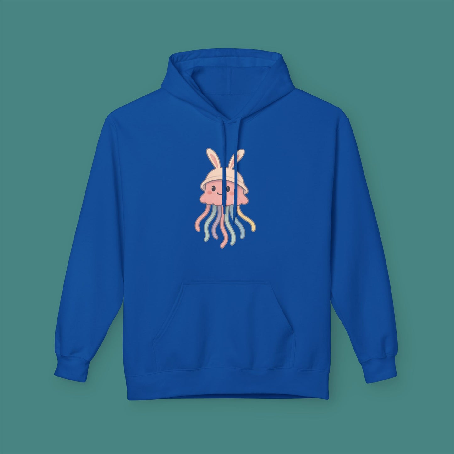Easter Jellyfish Fleece Unisex Hoodie