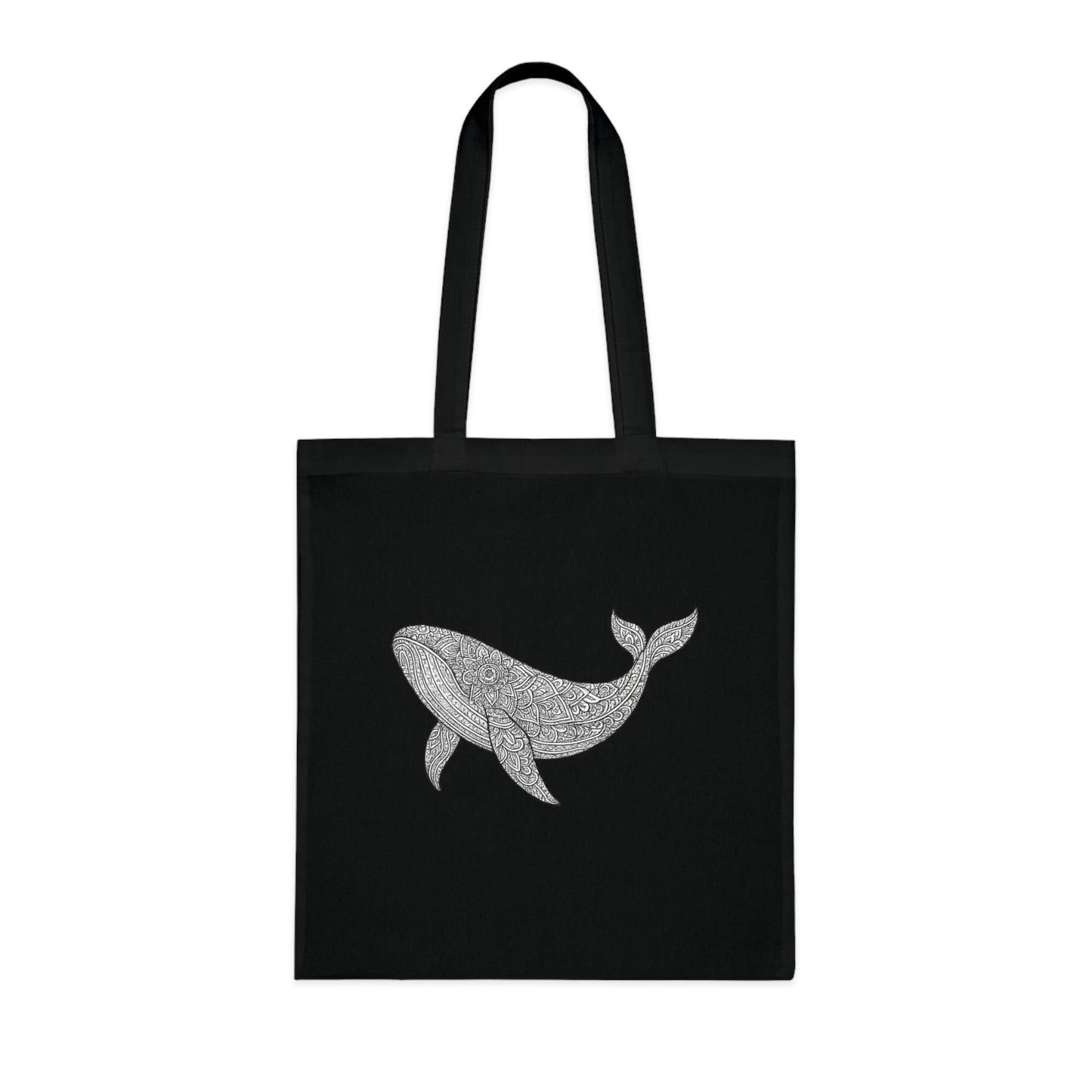 Intricate Mandala Whale Tote Bag