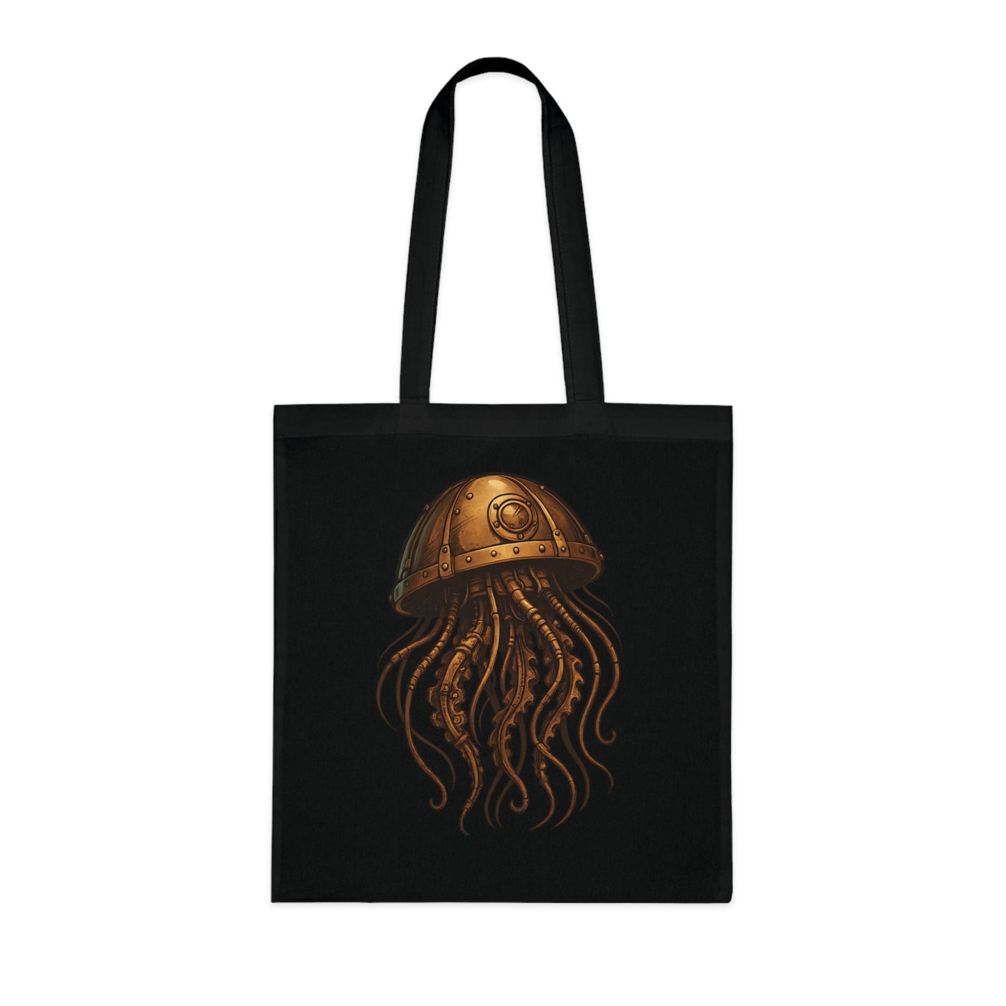 Steampunk Mechanical Jellyfish Tote Bag