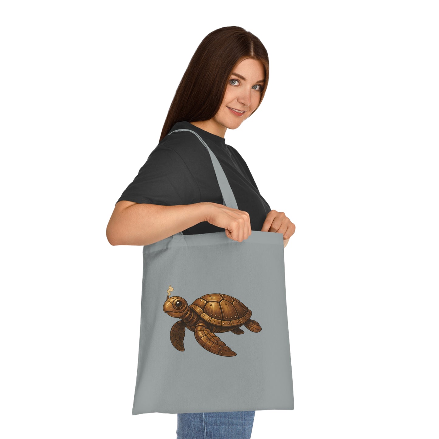 Steampunk Mechanical Turtle Tote Bag