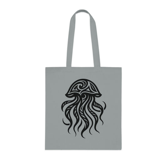 Tribal Tattoo Jellyfish Tote Bag