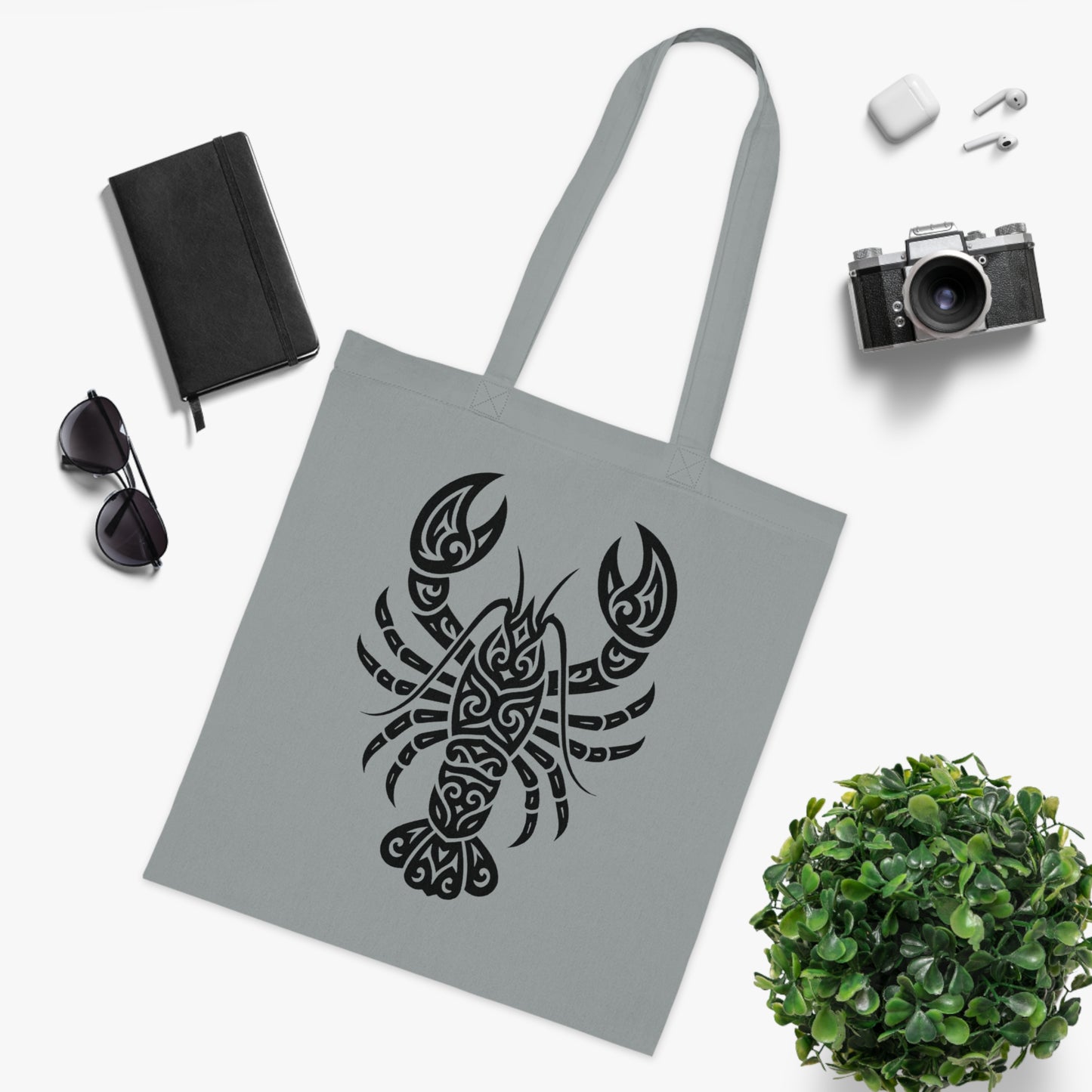 Tribal Tattoo Lobster Tote Bag