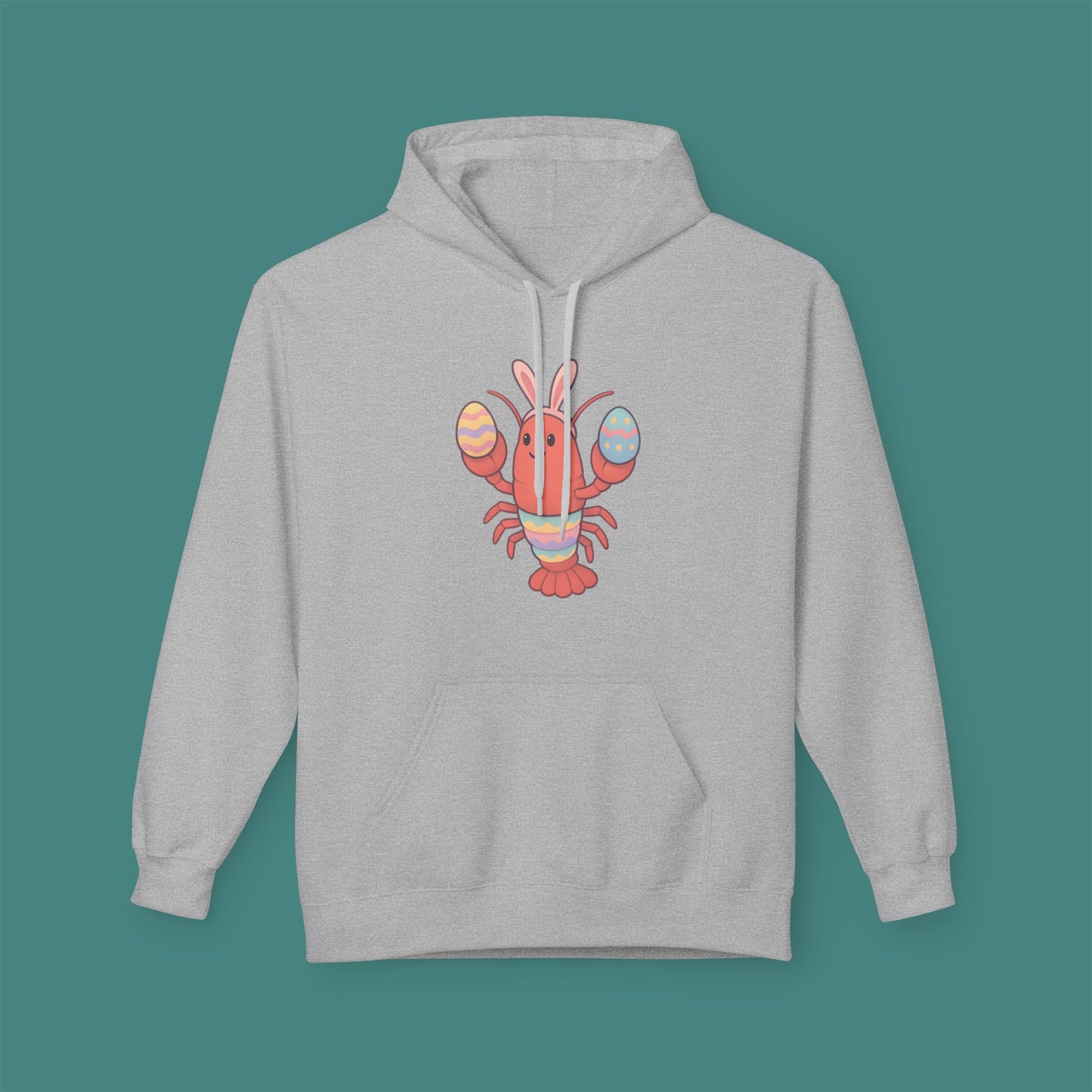 Easter Lobster Fleece Unisex Hoodie