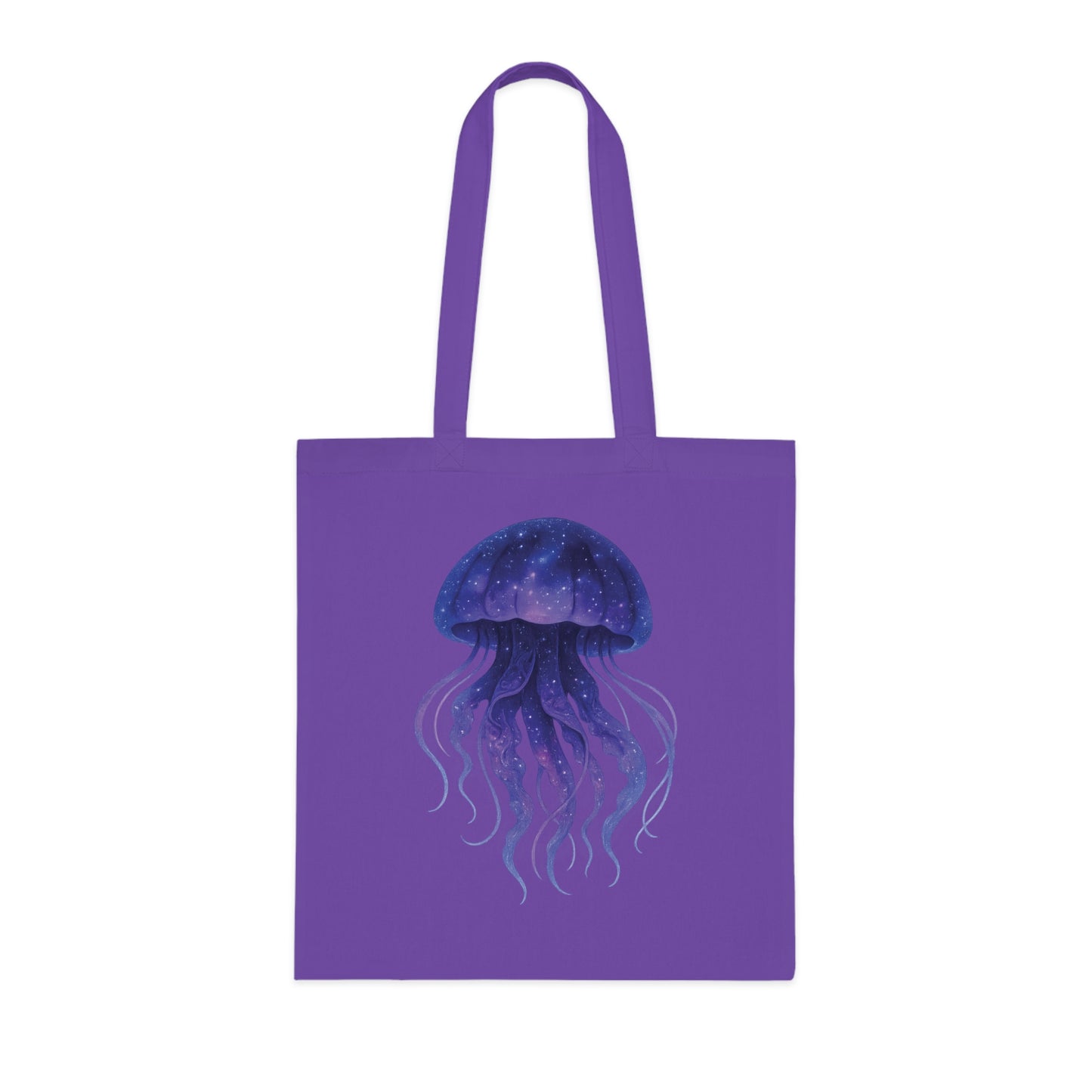 Cosmic Galaxy Jellyfish Tote Bag