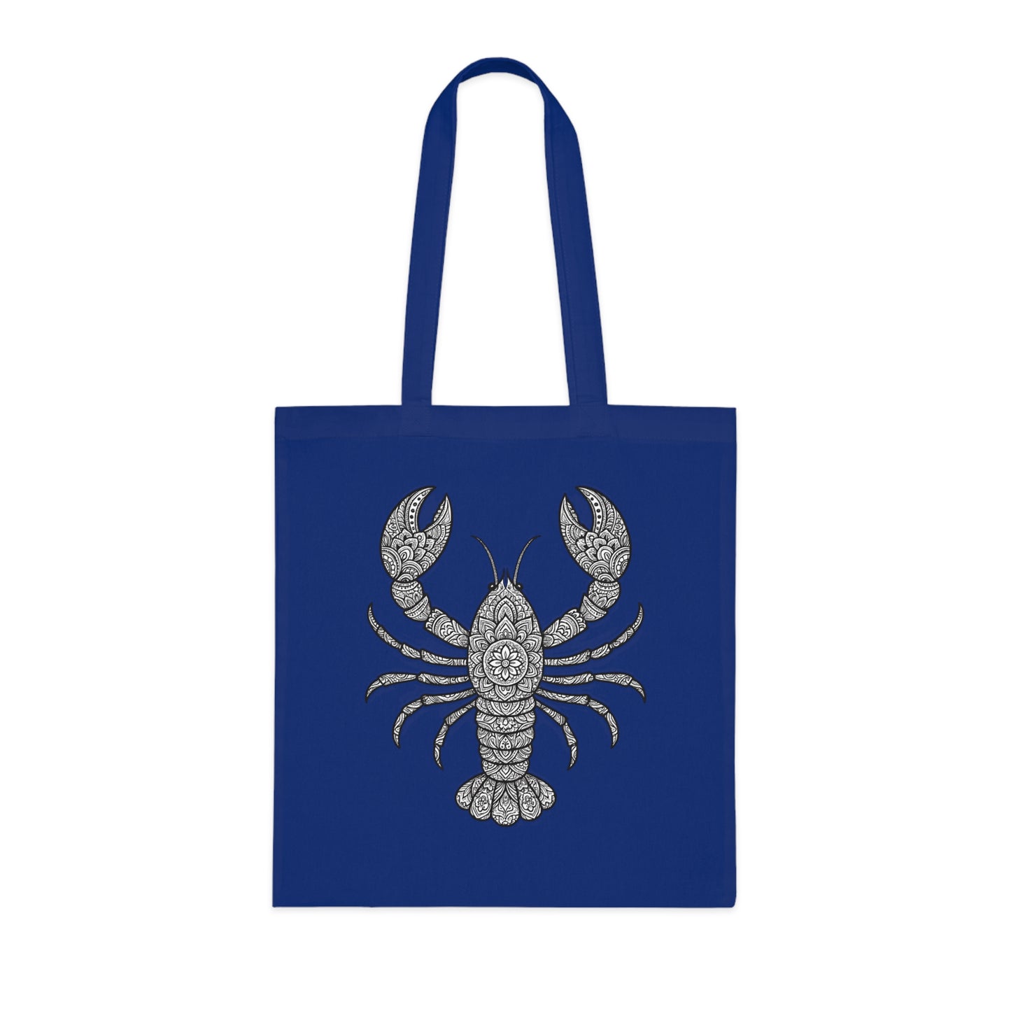 Intricate Mandala Lobster Tote Bag