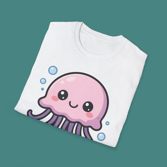 Cartoon Cute Jellyfish Unisex T-Shirt