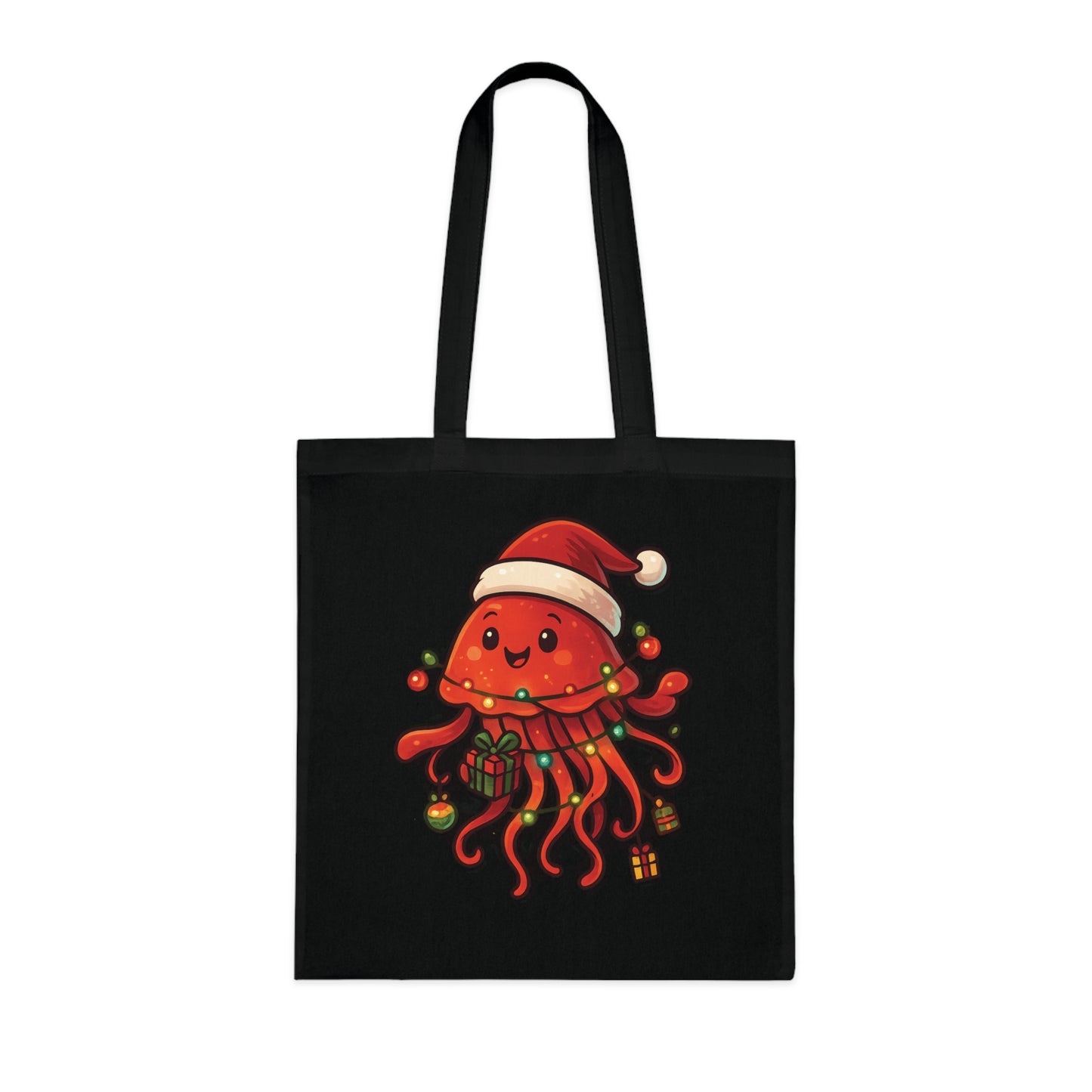 Christmas Jellyfish Tote Bag