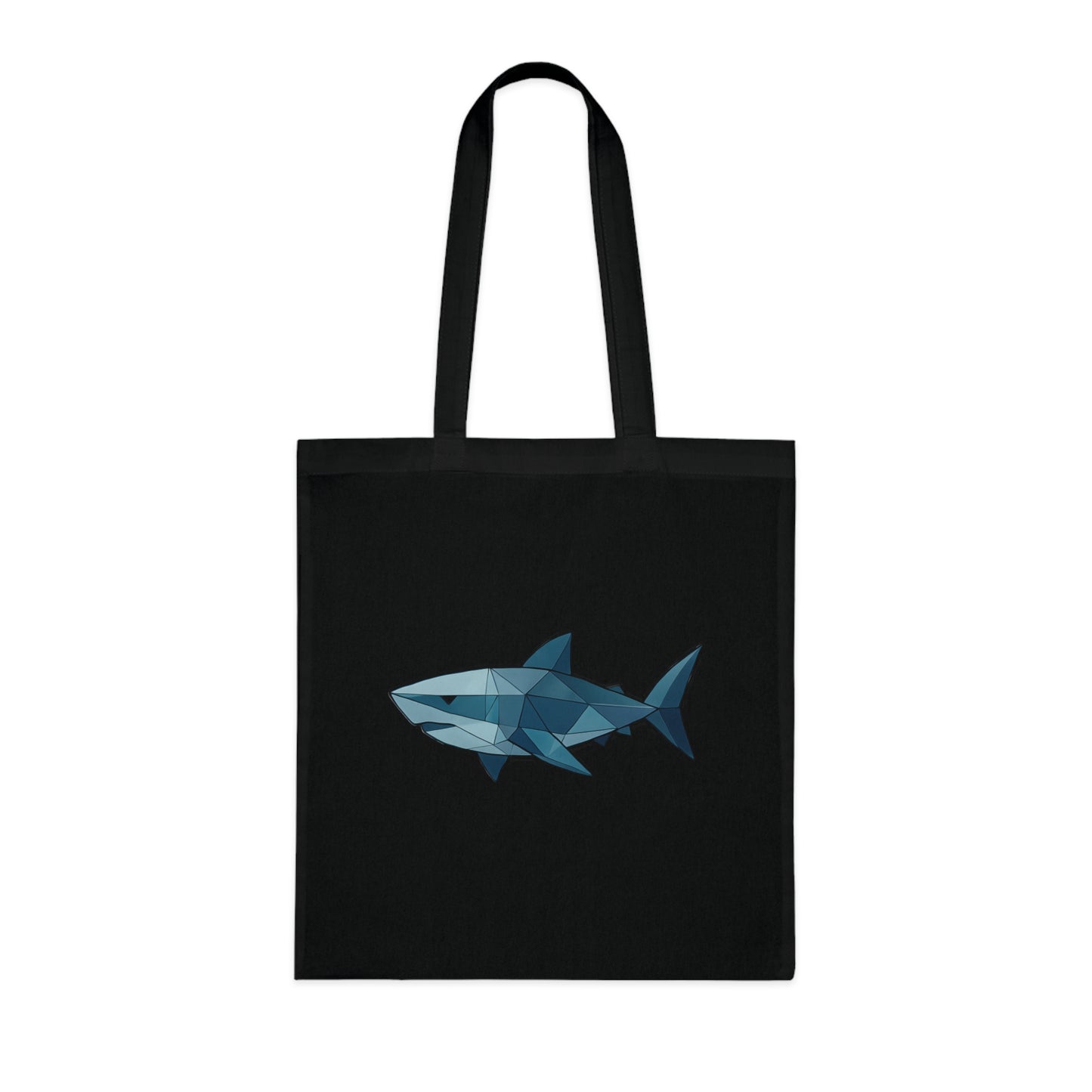 Geometric Polygon Shark Tote Bag