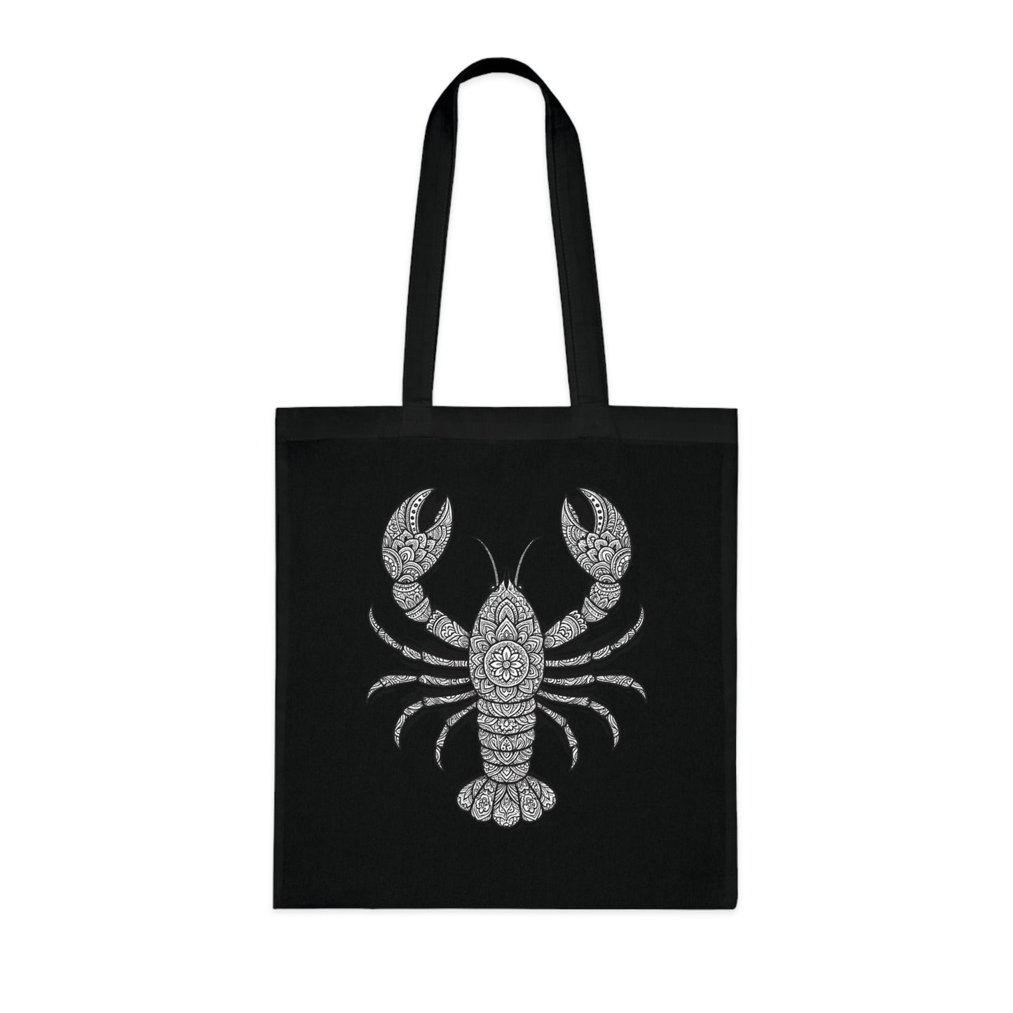 Intricate Mandala Lobster Tote Bag