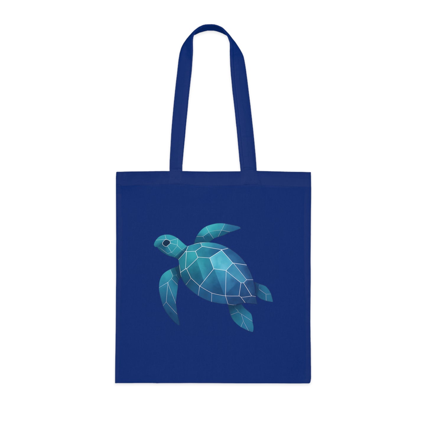 Geometric Polygon Turtle Tote Bag