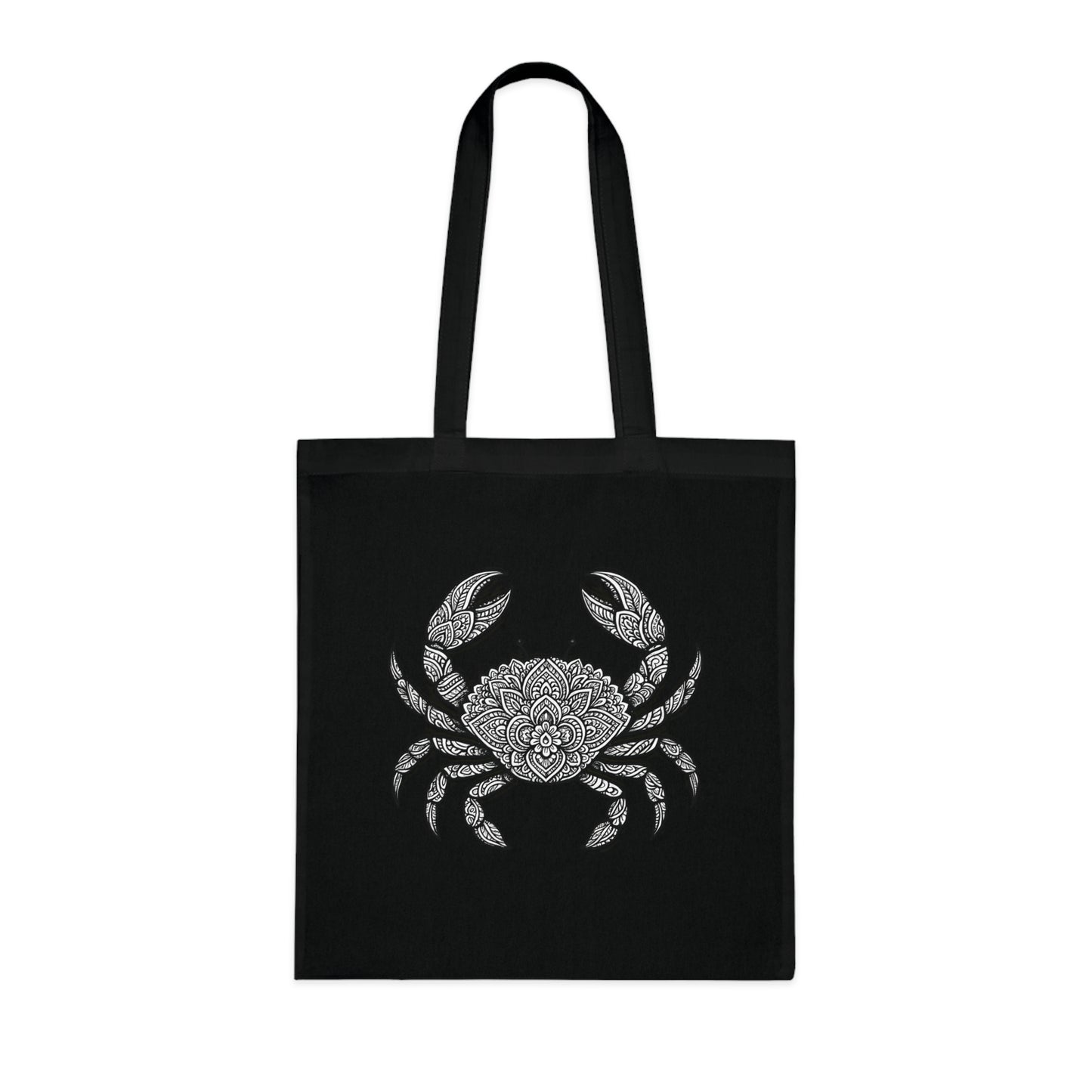 Intricate Mandala Crab Tote Bag