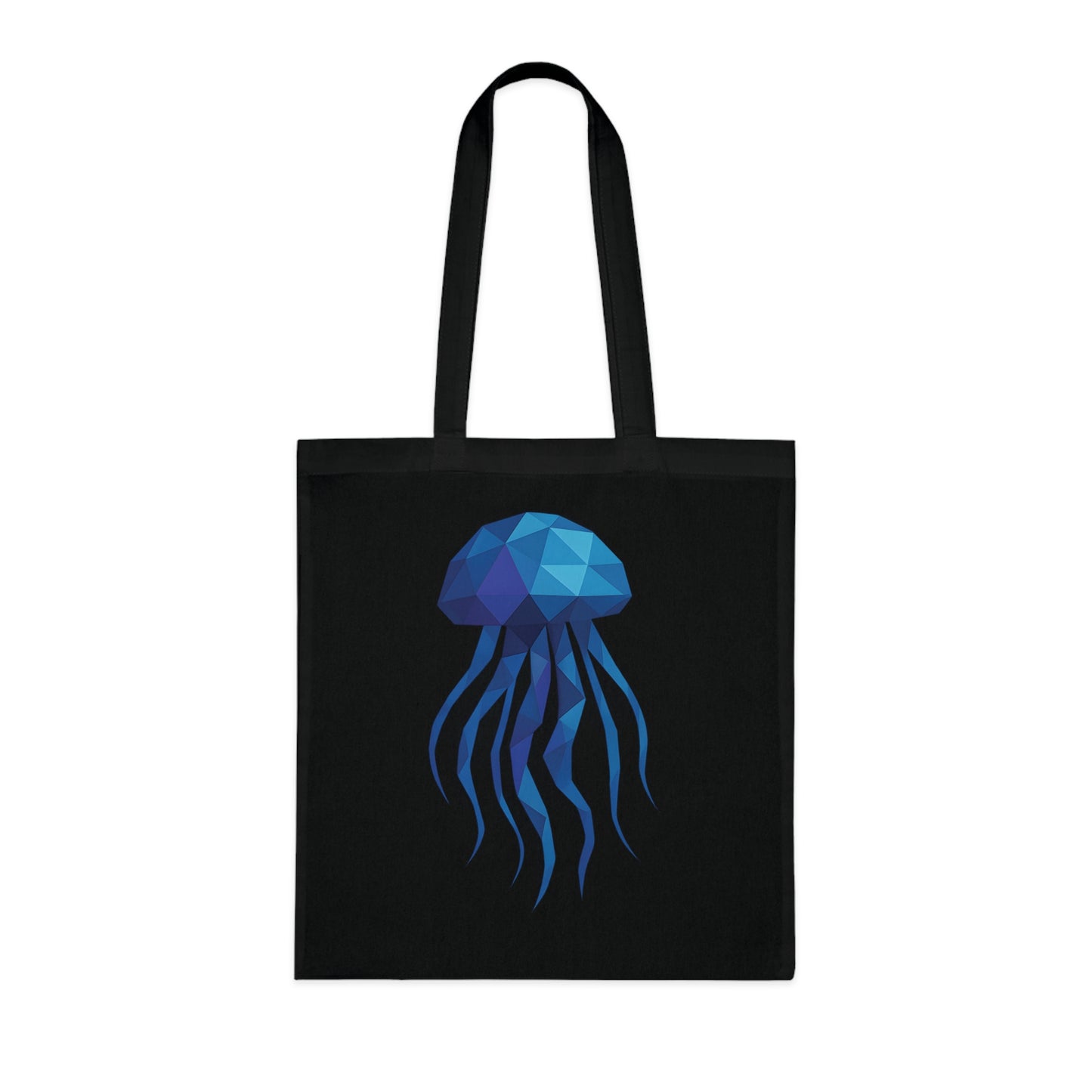 Geometric Polygon Jellyfish Tote Bag