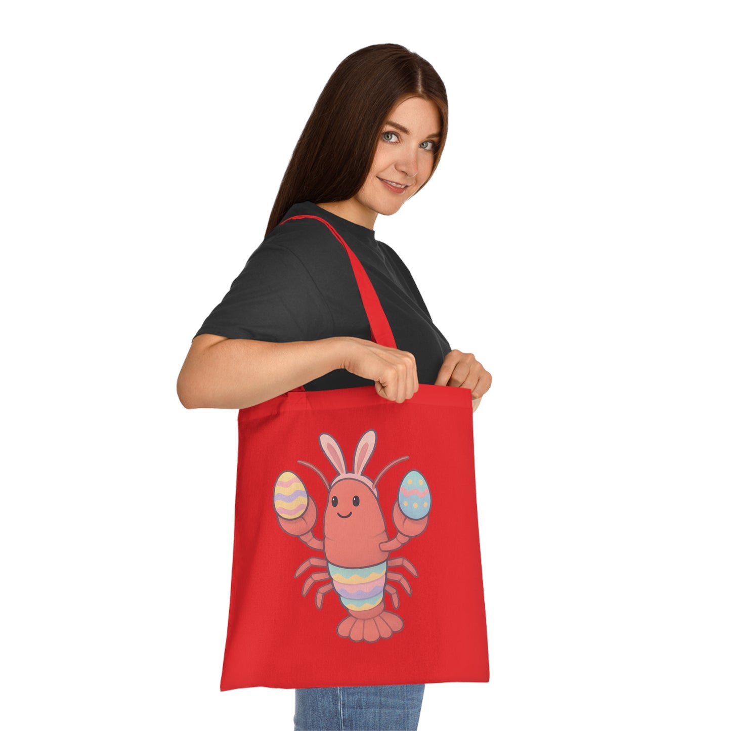 Easter Lobster Tote Bag