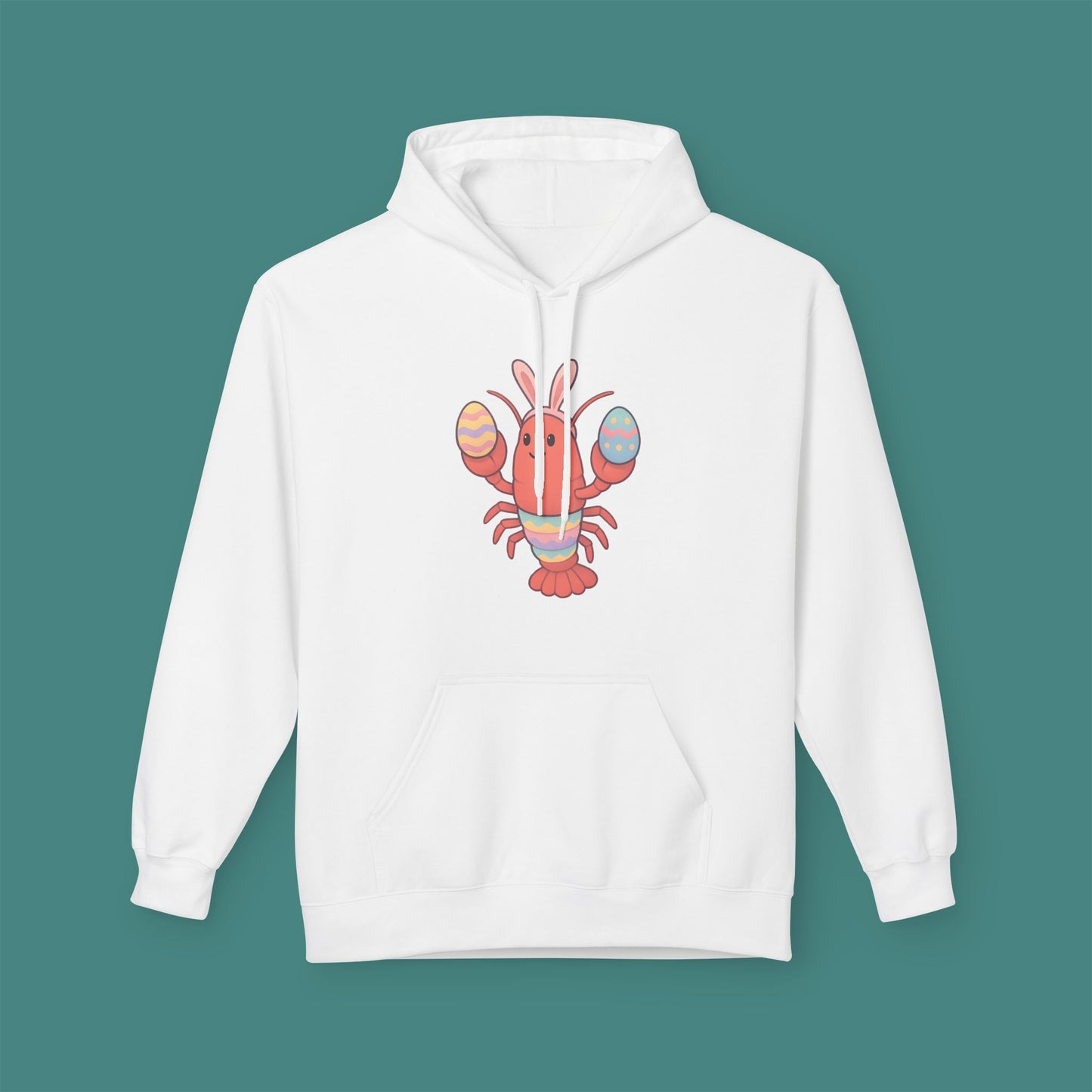 Easter Lobster Fleece Unisex Hoodie