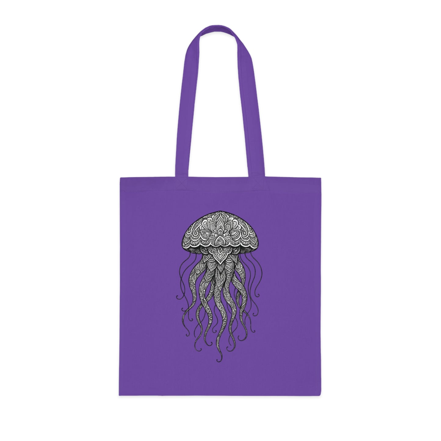 Intricate Mandala Jellyfish Tote Bag