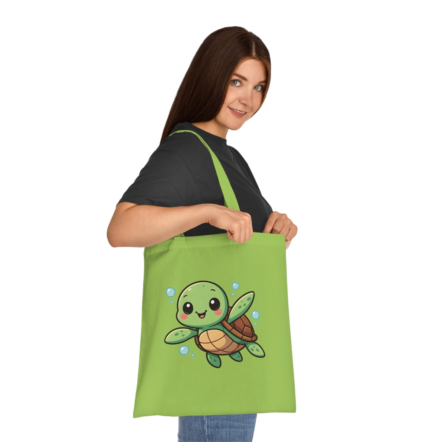 Cartoon Cute Turtle Tote Bag