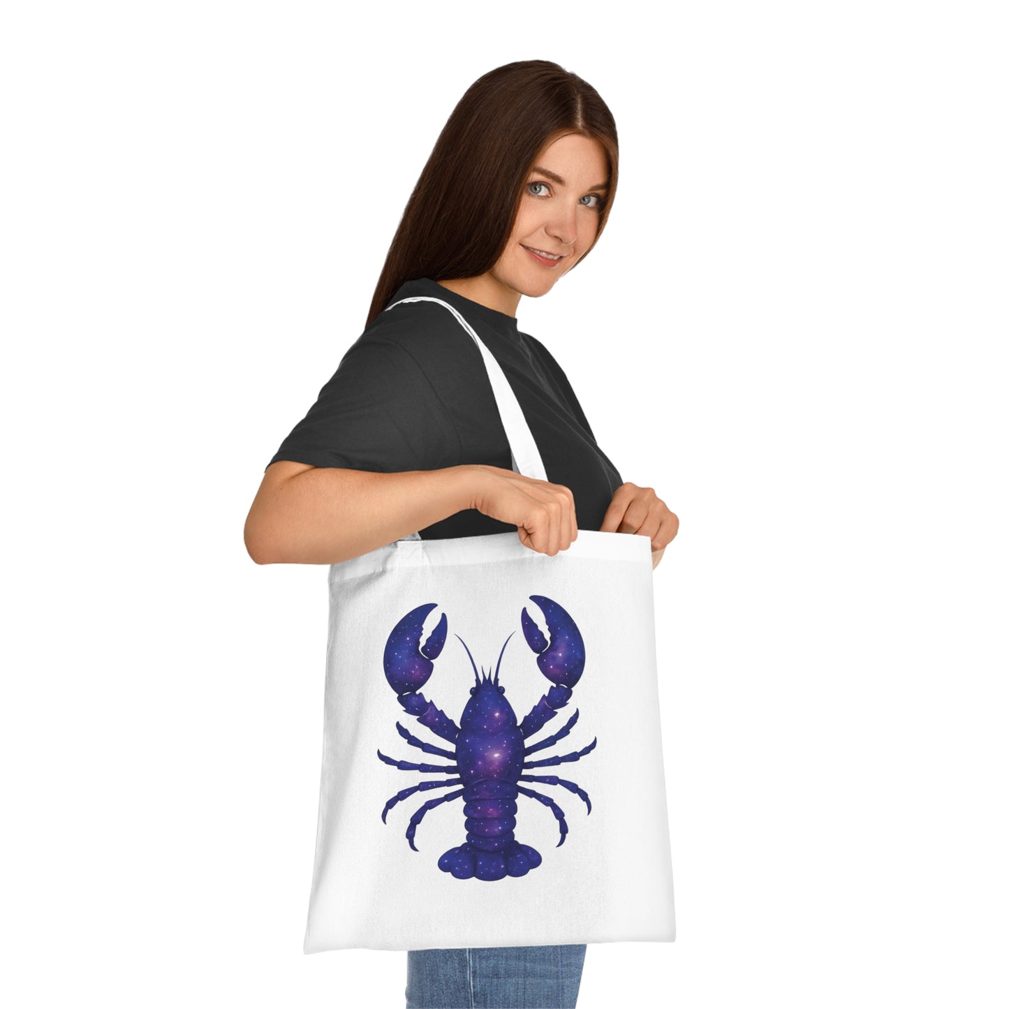 Cosmic Galaxy Lobster Tote Bag