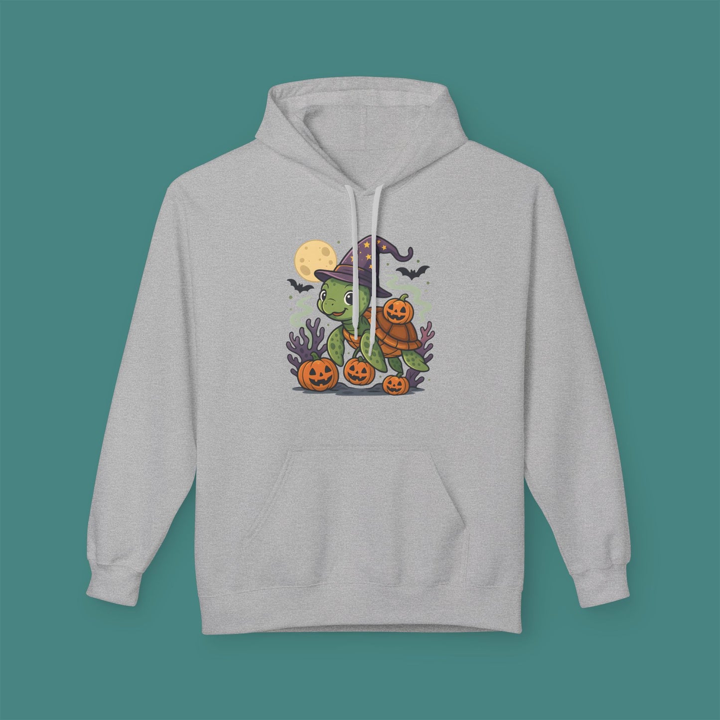 Halloween Turtle Fleece Unisex Hoodie