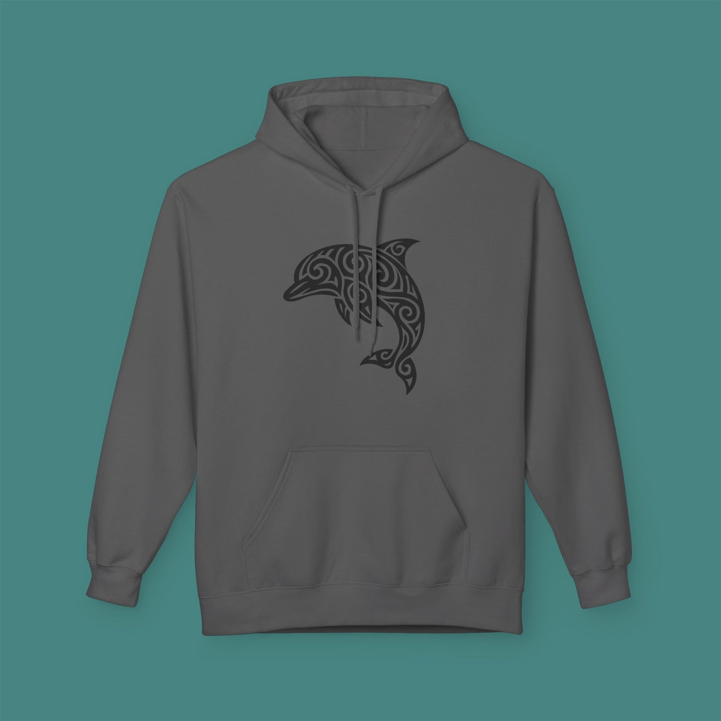 Tribal Tattoo Dolphin Fleece Unisex Hoodie