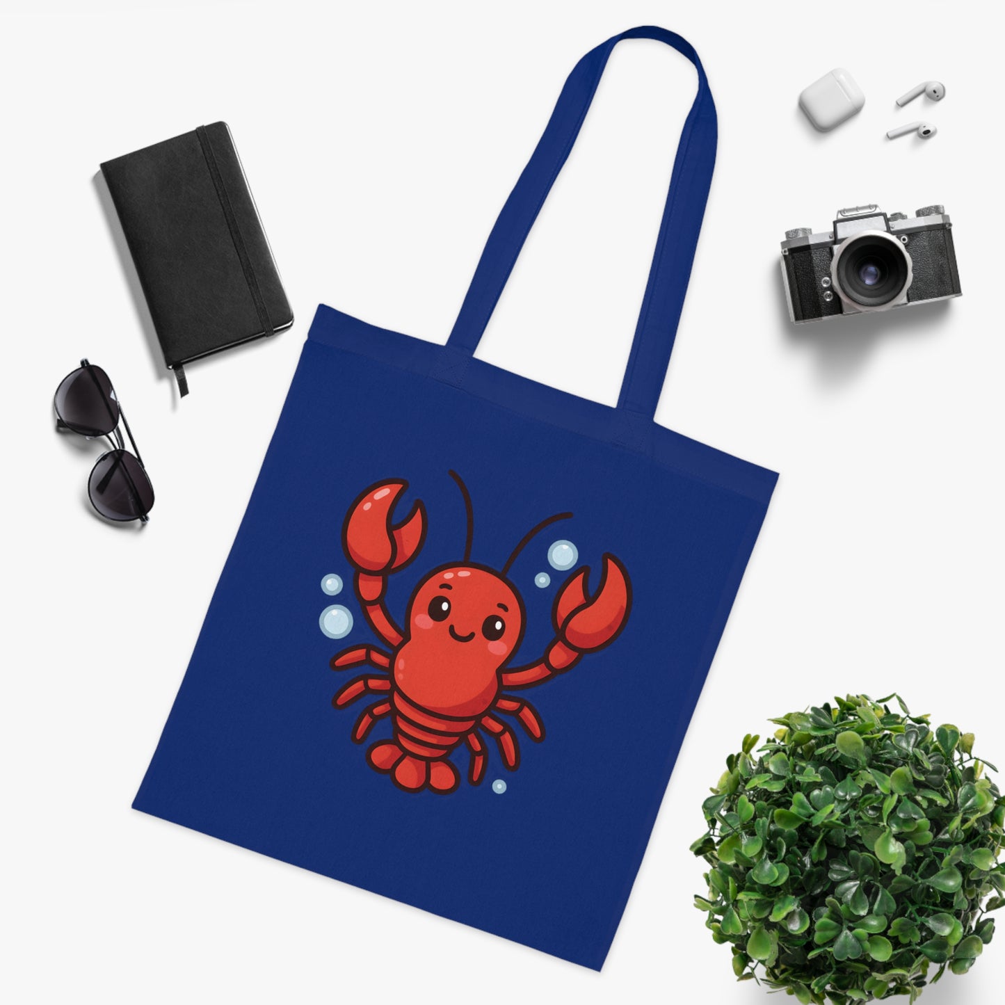 Cartoon Cute Lobster Tote Bag