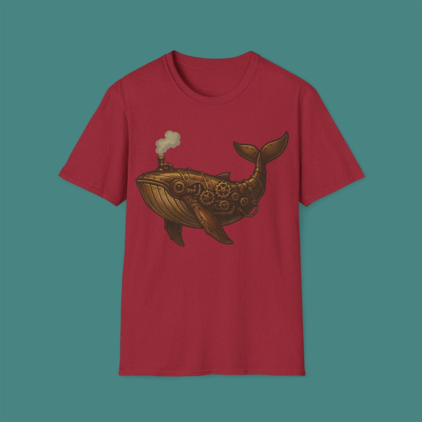 Steampunk Mechanical Whale Unisex T-Shirt
