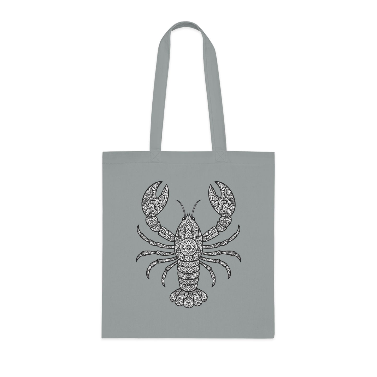 Intricate Mandala Lobster Tote Bag