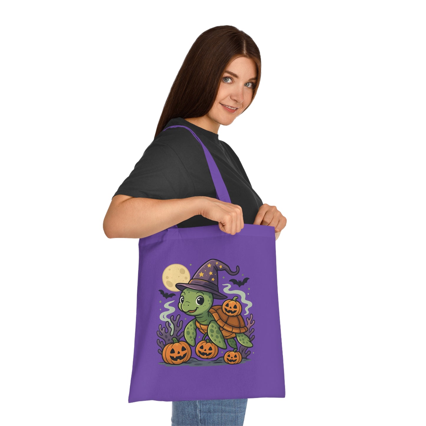 Halloween Turtle Tote Bag