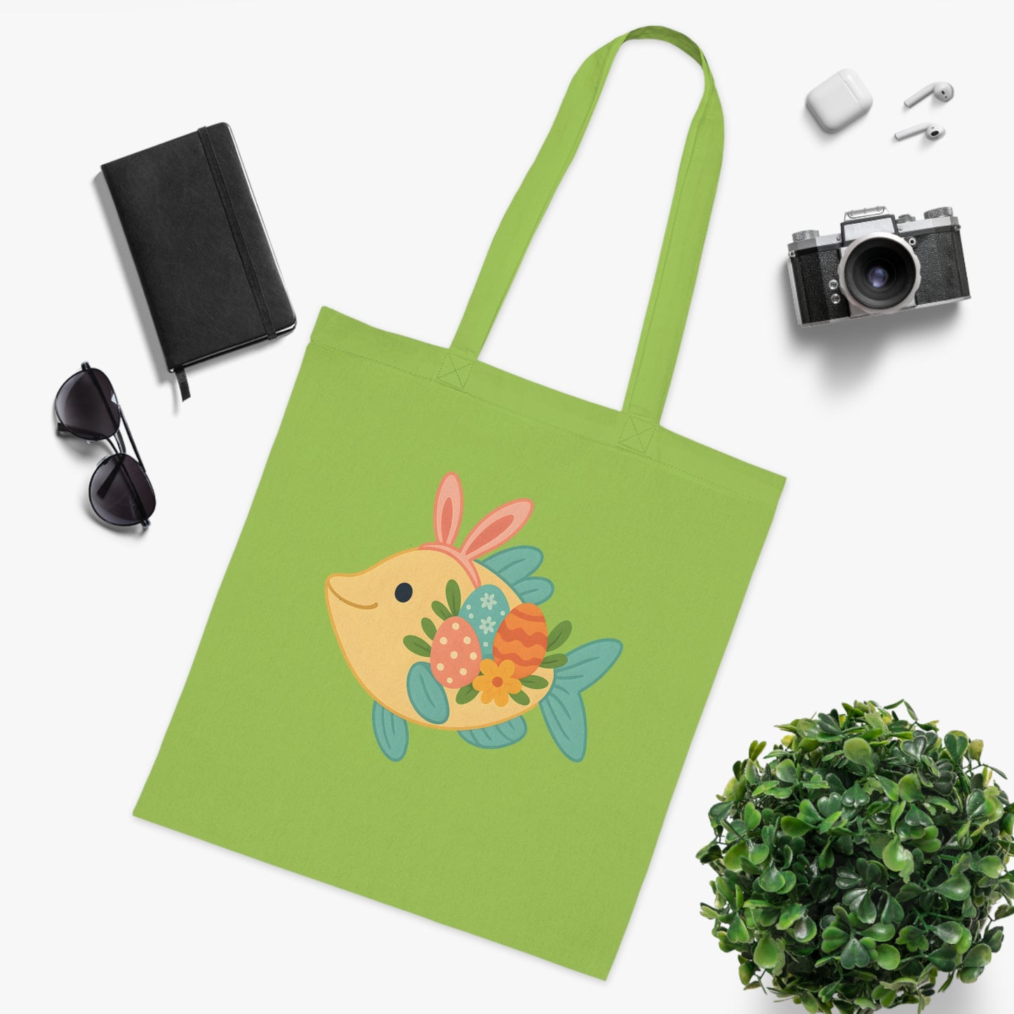 Easter Fish Tote Bag