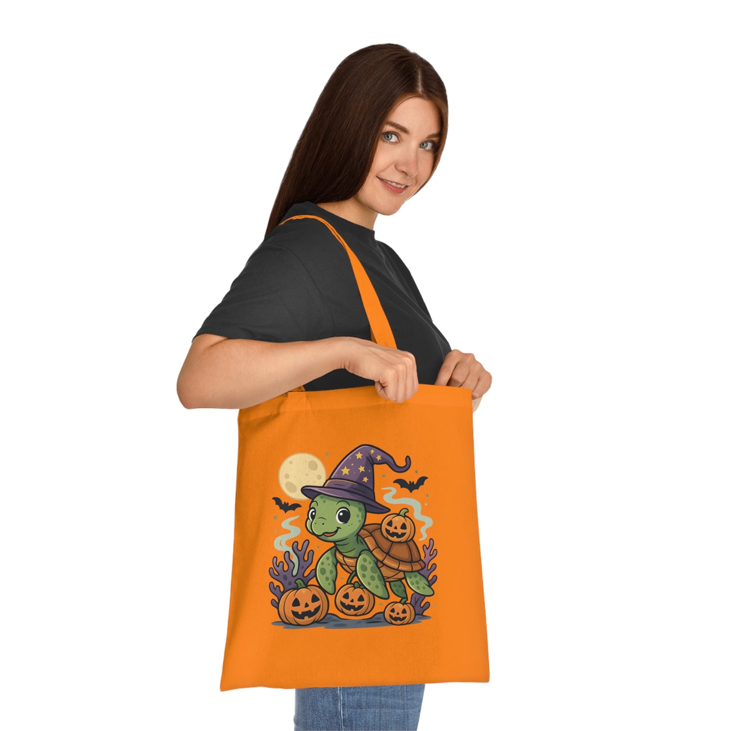 Halloween Turtle Tote Bag