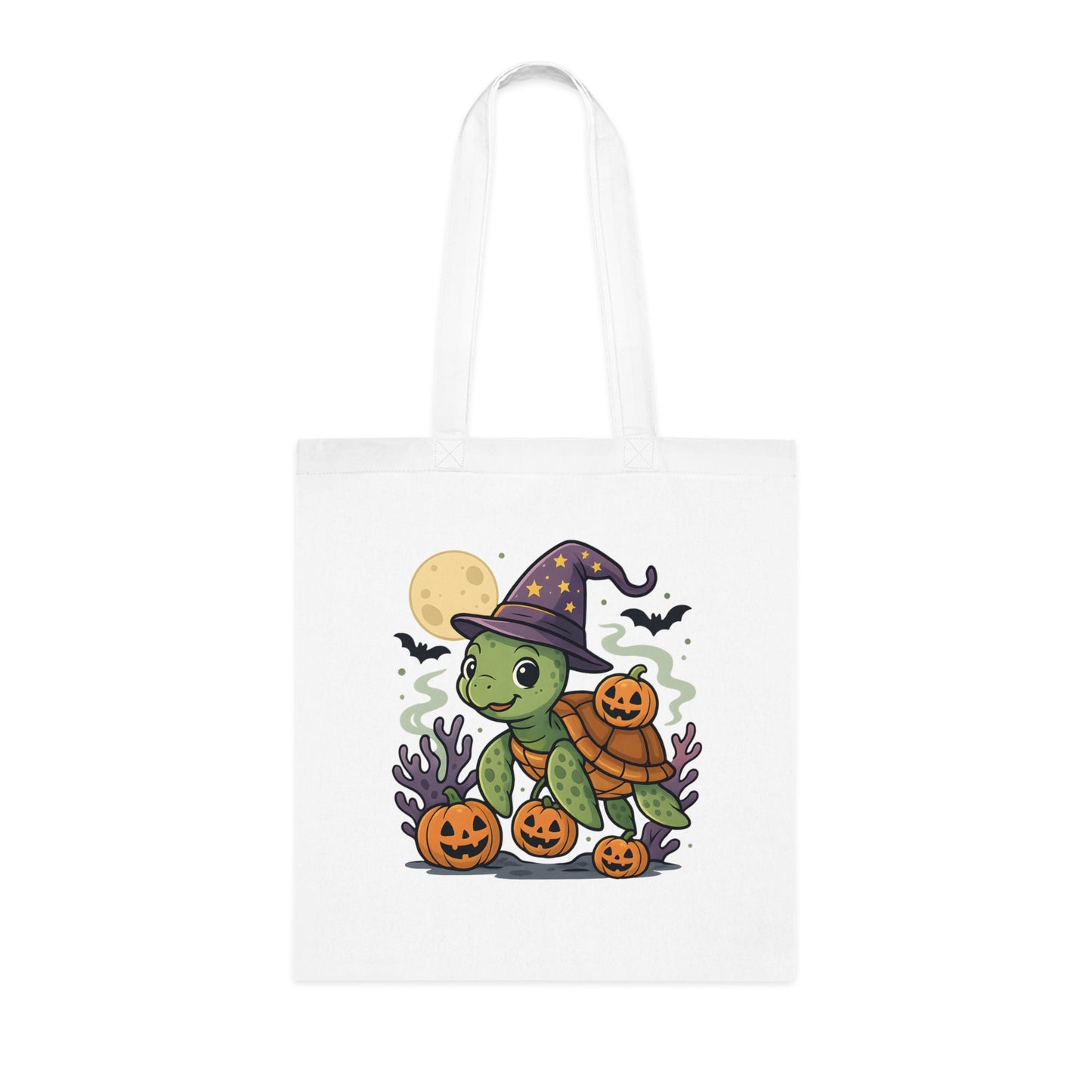 Halloween Turtle Tote Bag