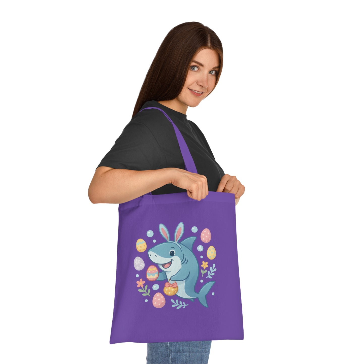 Easter Shark Tote Bag