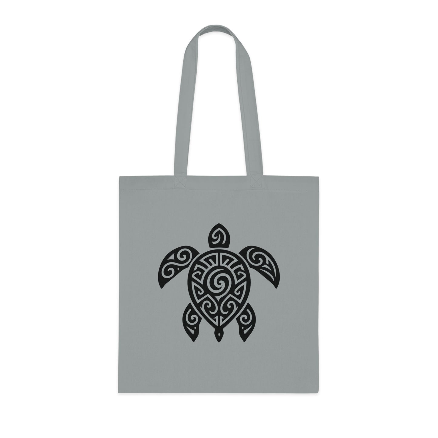 Tribal Tattoo Turtle Tote Bag