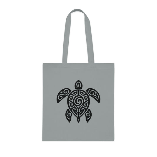 Tribal Tattoo Turtle Tote Bag