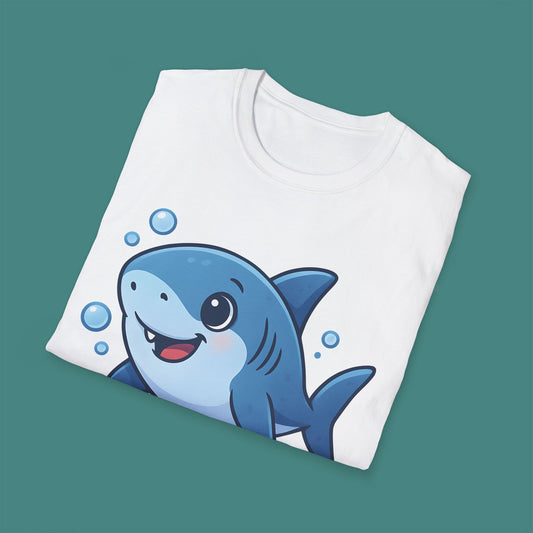 Cartoon Cute Shark Unisex T-Shirt