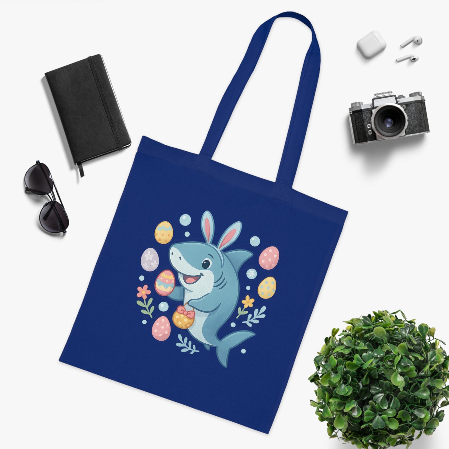 Easter Shark Tote Bag