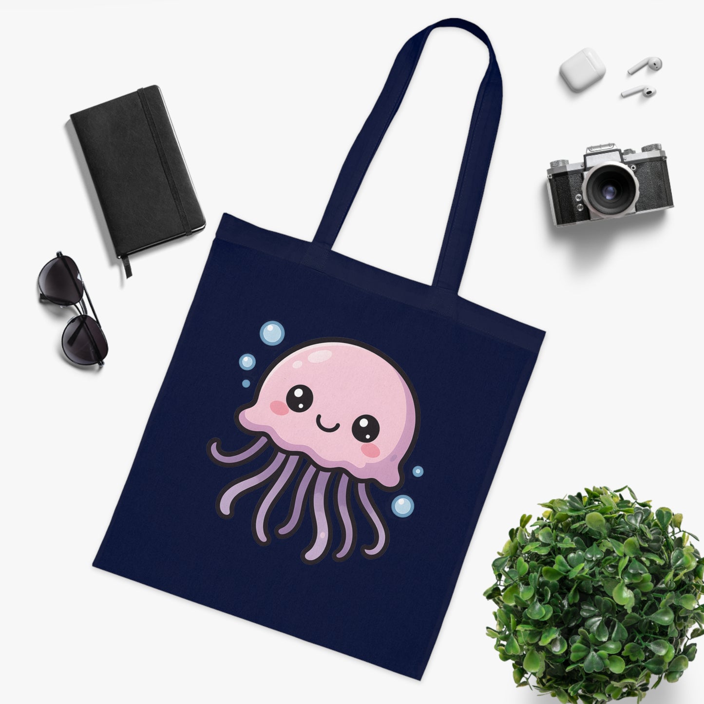 Cartoon Cute Jellyfish Tote Bag