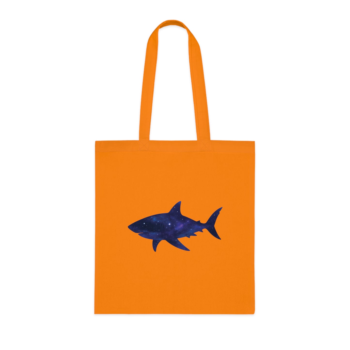 Cosmic Galaxy Shark Tote Bag