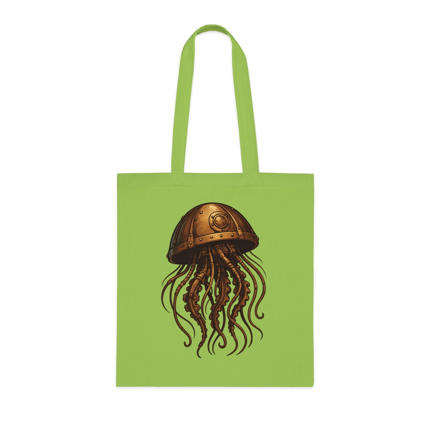 Steampunk Mechanical Jellyfish Tote Bag