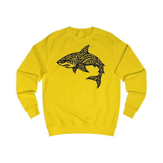 Tribal Tattoo Shark Unisex Sweatshirt
