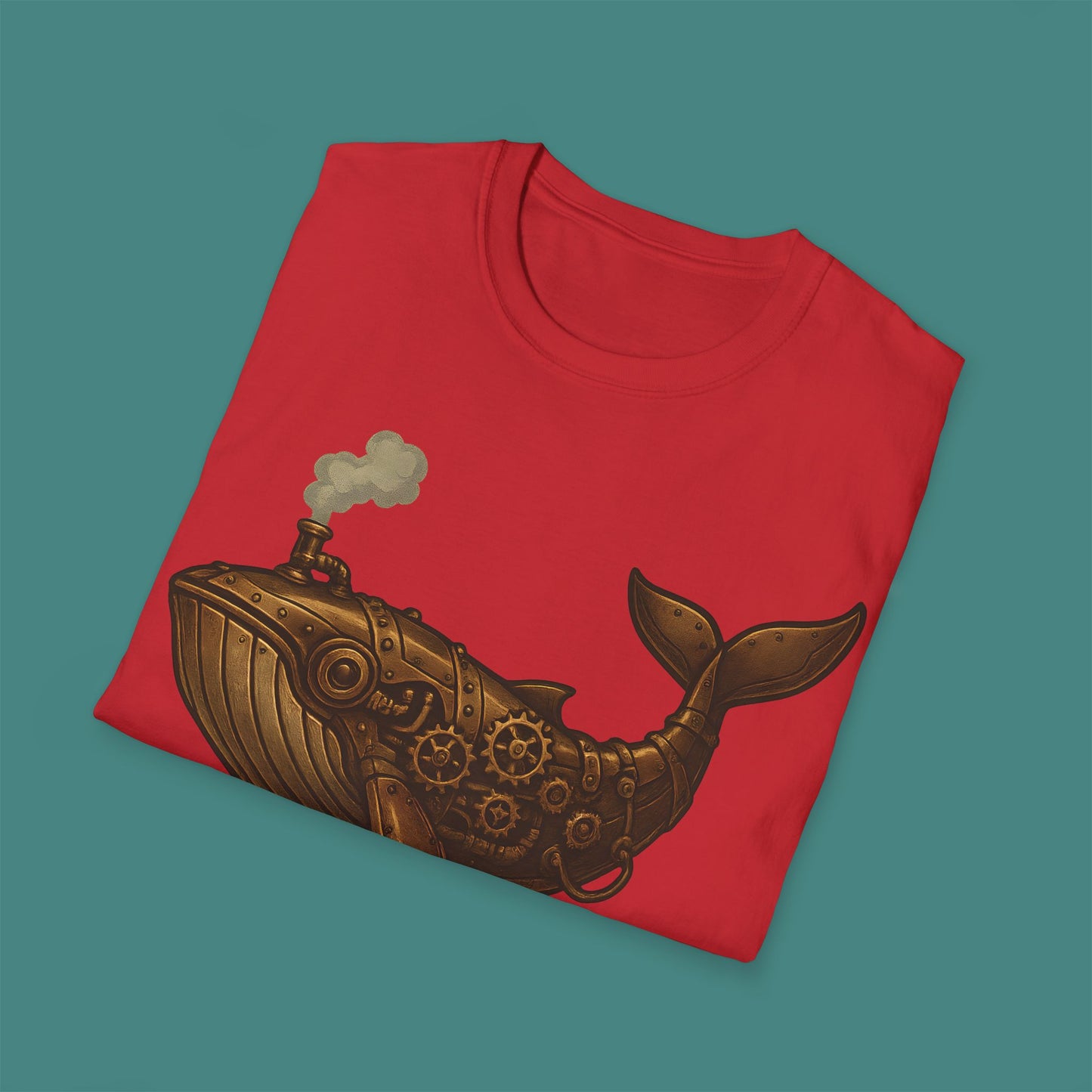 Steampunk Mechanical Whale Unisex T-Shirt