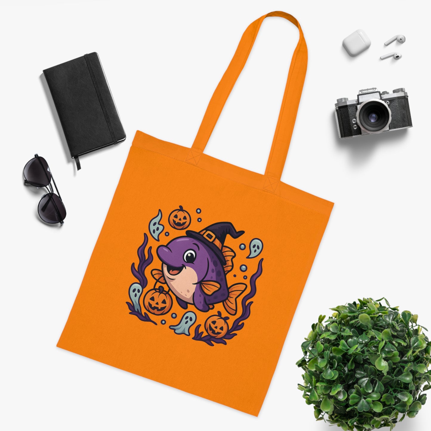 Halloween Fish Tote Bag