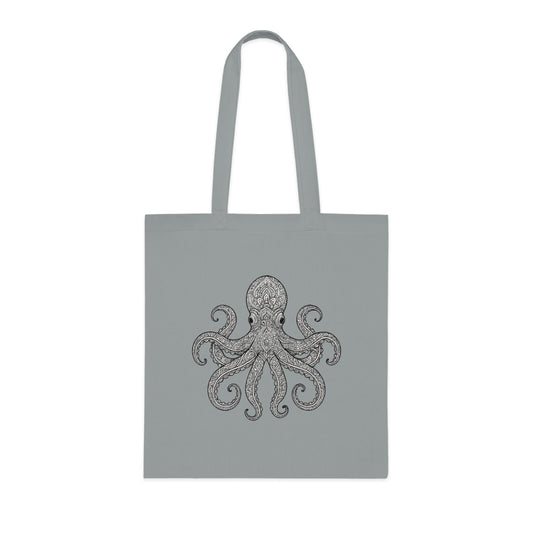 Intricate Mandala Octopus Tote Bag