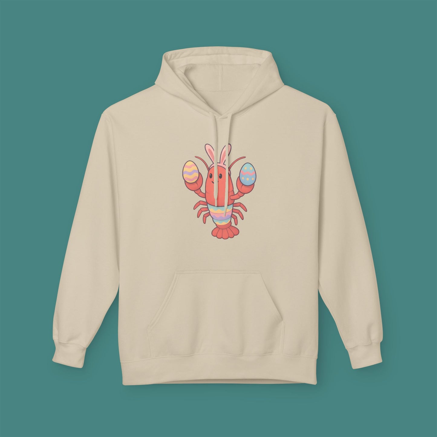Easter Lobster Fleece Unisex Hoodie