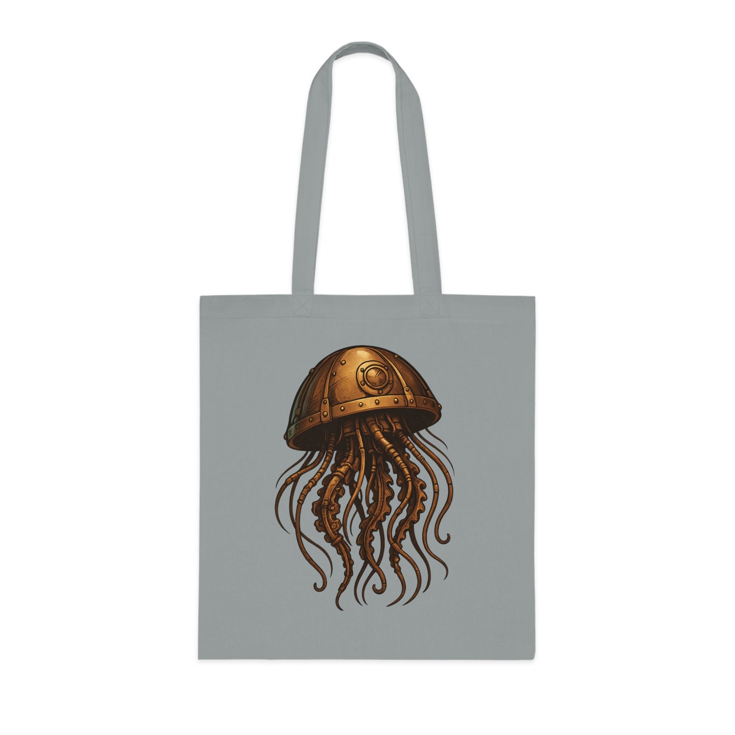 Steampunk Mechanical Jellyfish Tote Bag