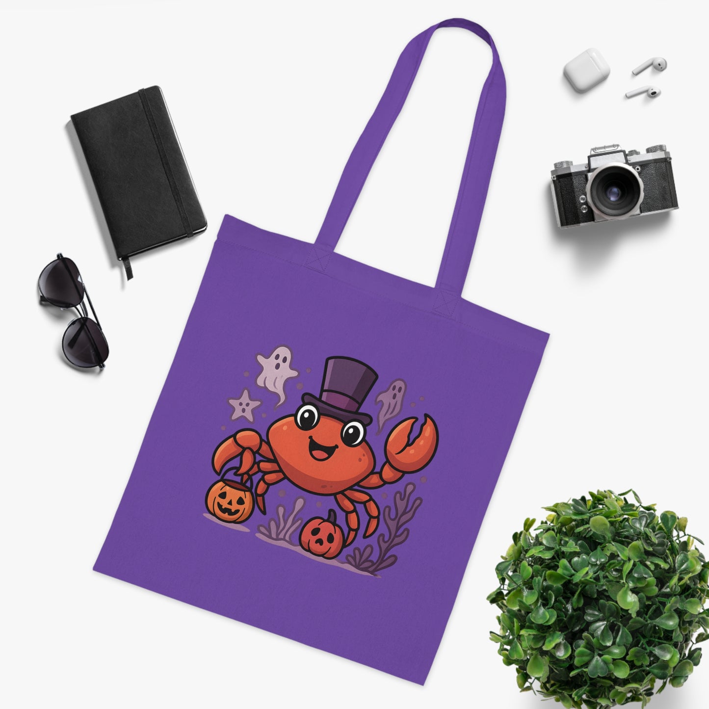 Halloween Crab Tote Bag