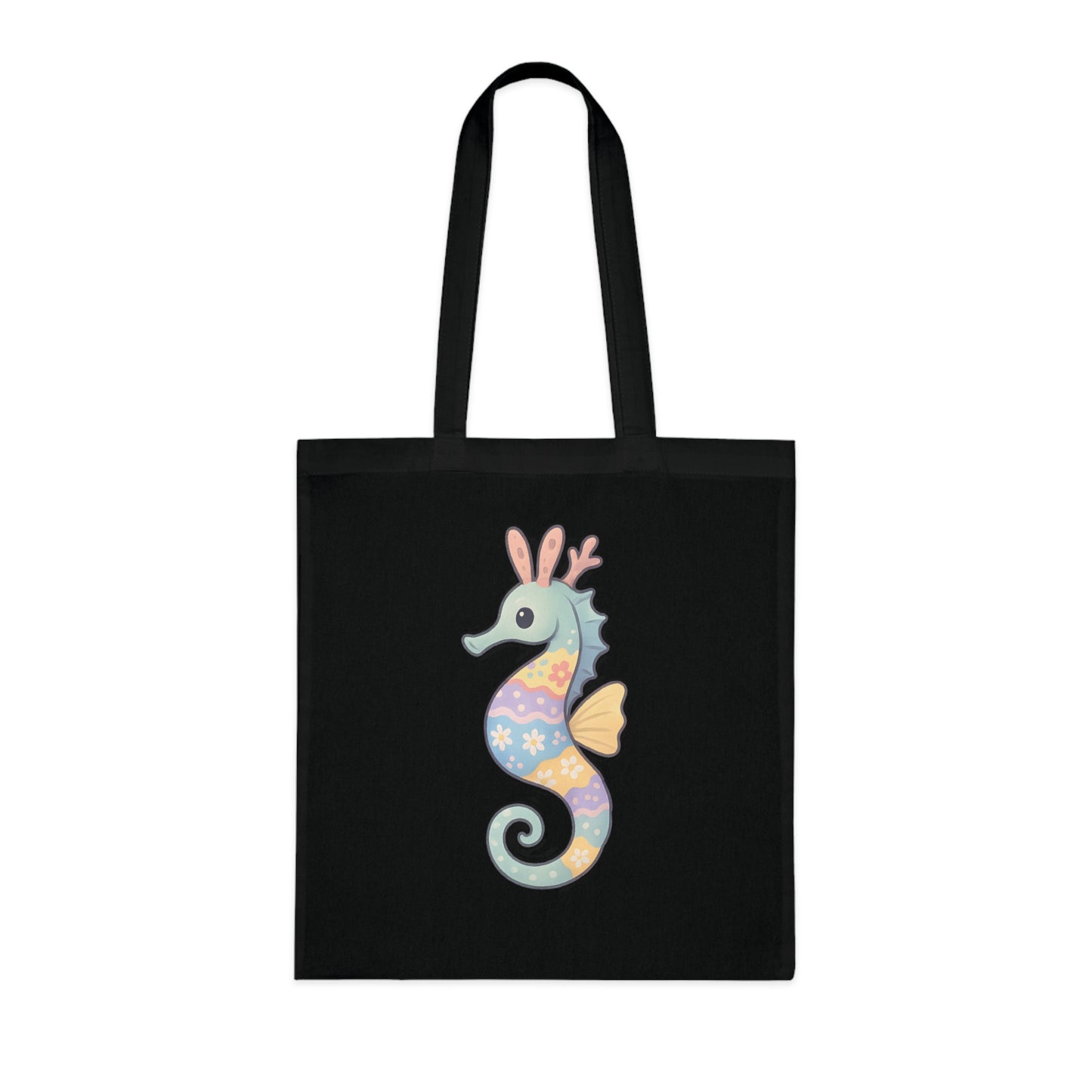 Easter Seahorse Tote Bag
