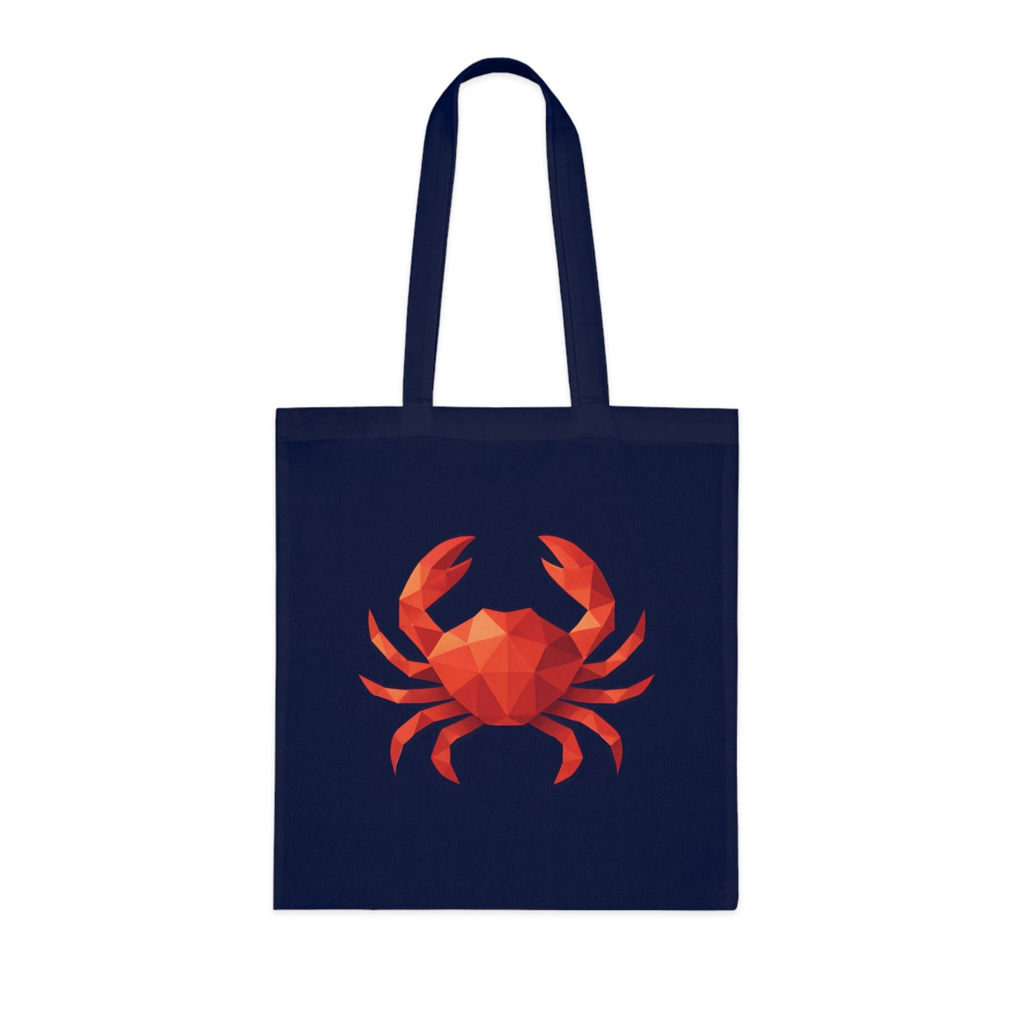 Geometric Polygon Crab Tote Bag