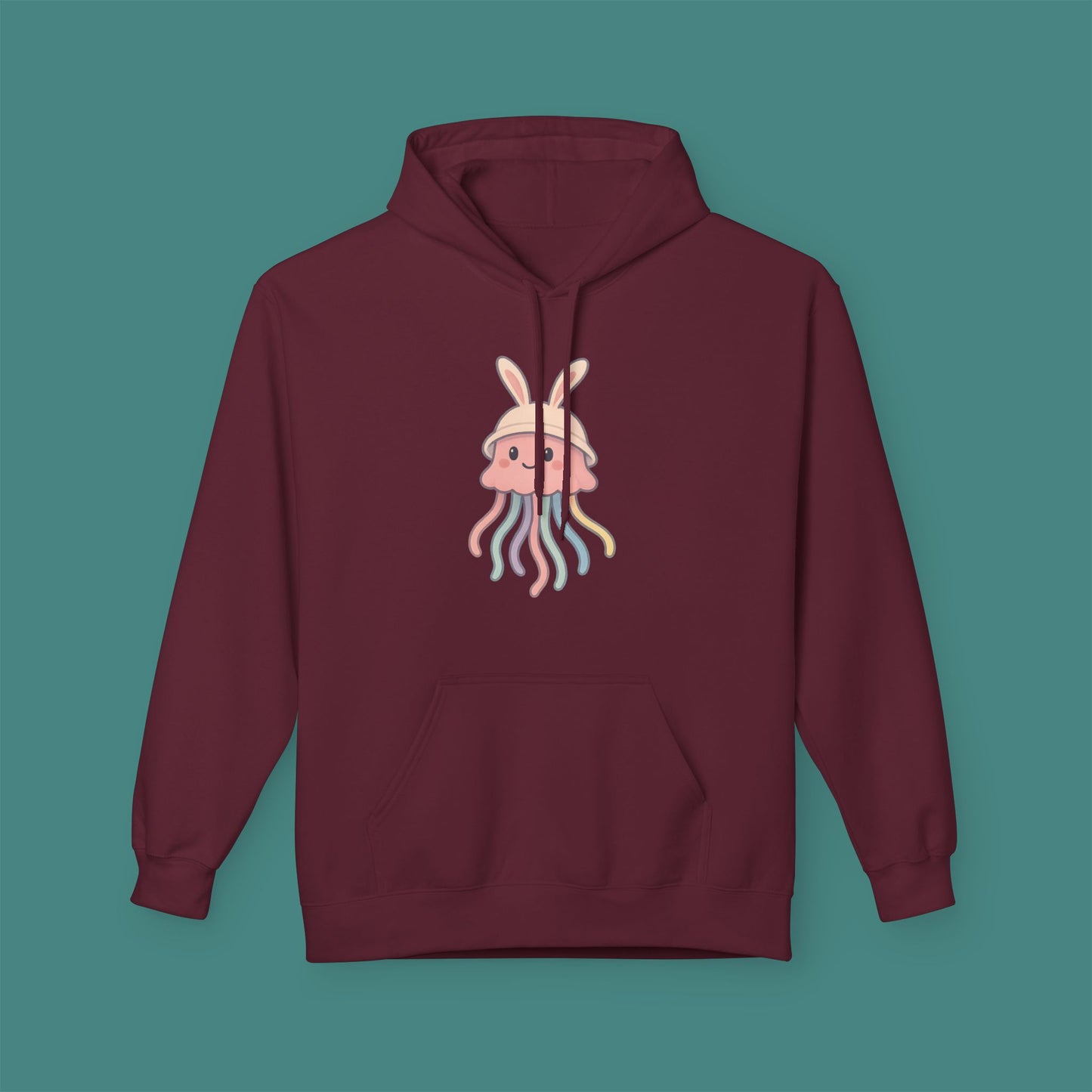 Easter Jellyfish Fleece Unisex Hoodie