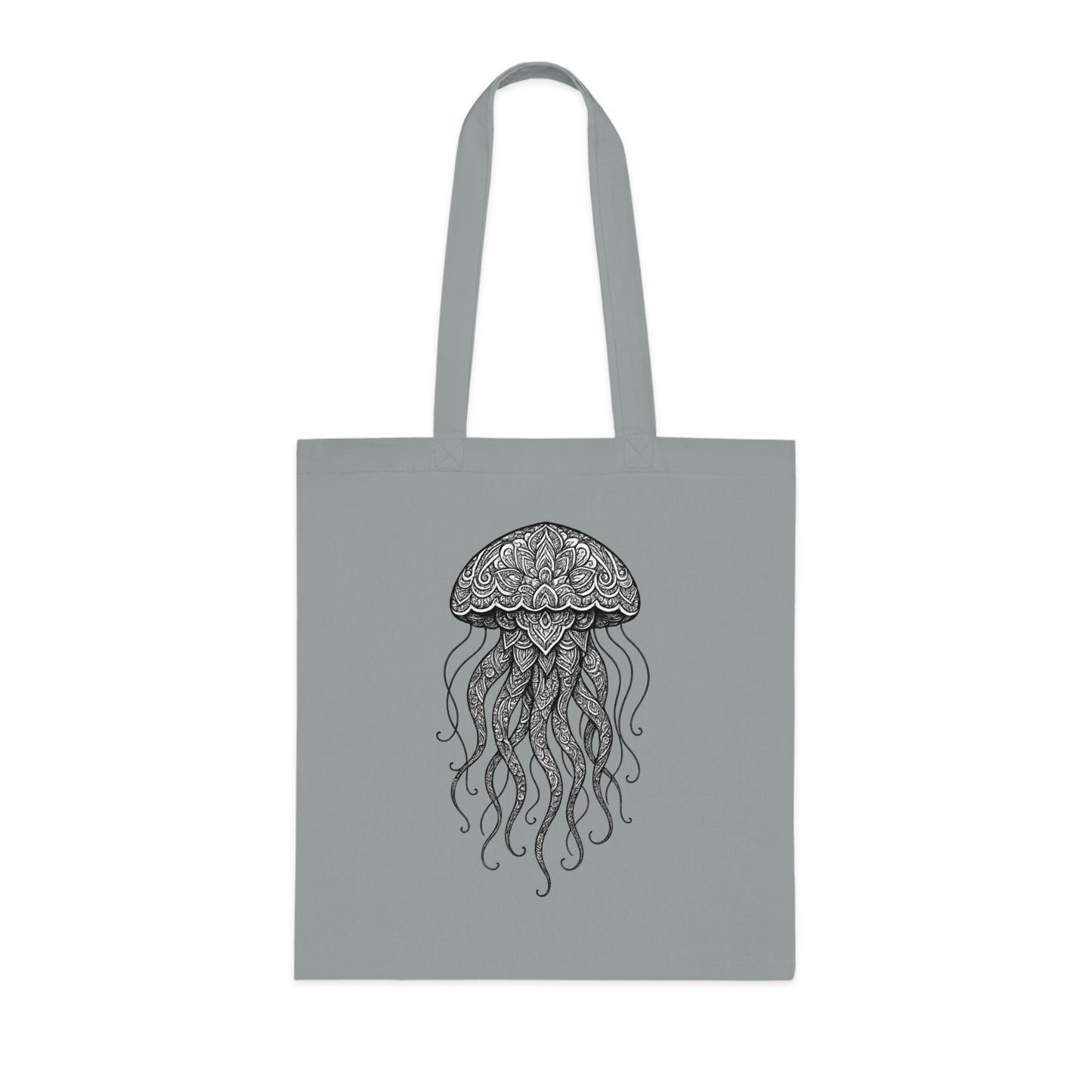 Intricate Mandala Jellyfish Tote Bag