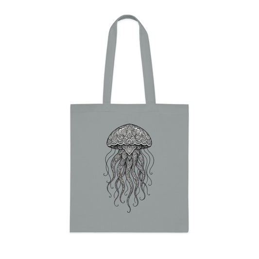 Intricate Mandala Jellyfish Tote Bag